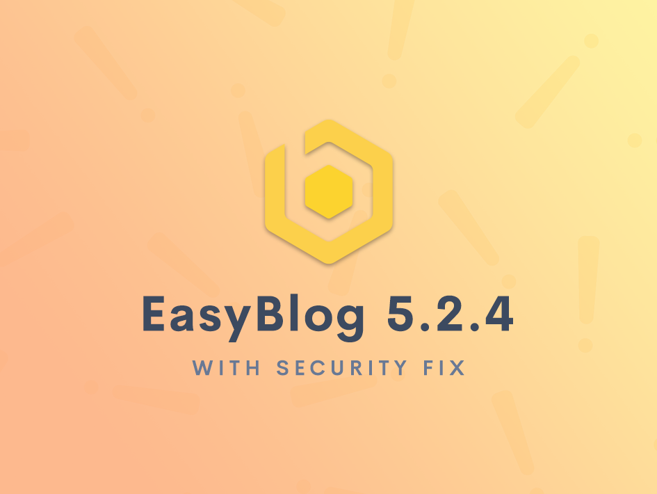 EasyBlog 5.2.4
