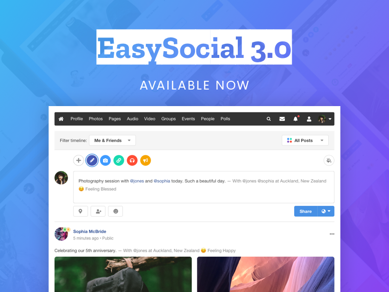 EasySocial 3.0 Stable Released
