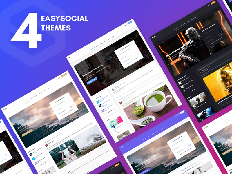 Themes for EasySocial 3.1 by CMSBold